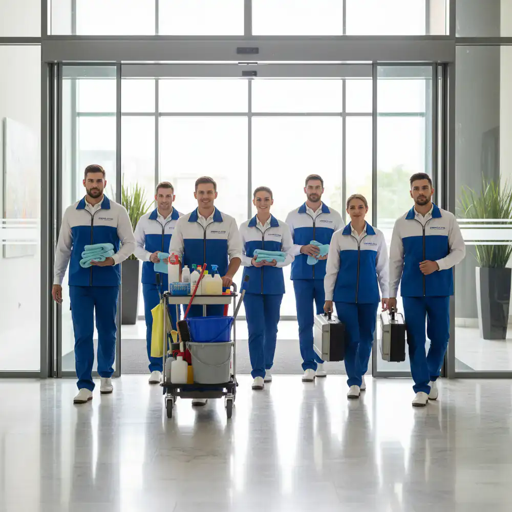 DeepClean Crew professional team arriving for a deep cleaning session